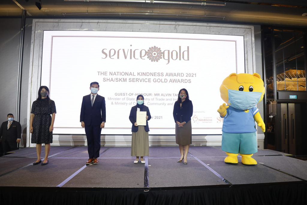 Winners of Service Gold Award
